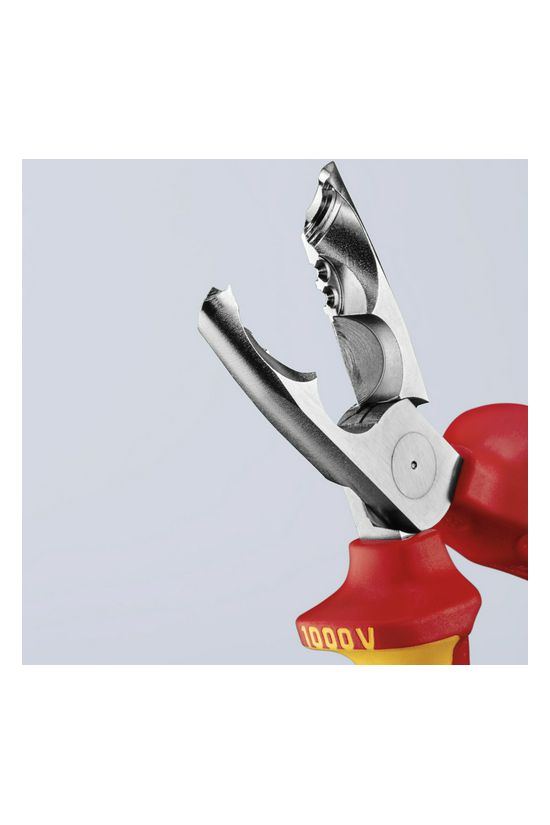 Kábelköpeny eltávolító fogó 61HRC vágás 2,2/3,2mm csupaszolás 0.75-2.5mm körvágó KNIPEX - 1346165