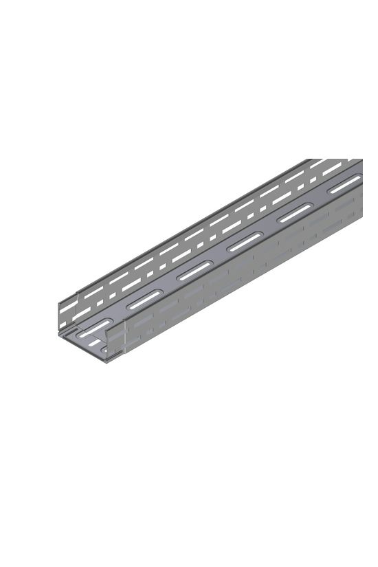 Kábeltálca 3m acél szalaghorganyzott 60mm x 300mm x 3000mm RLKS 60.300 0.75 Niedax - 4013339902965