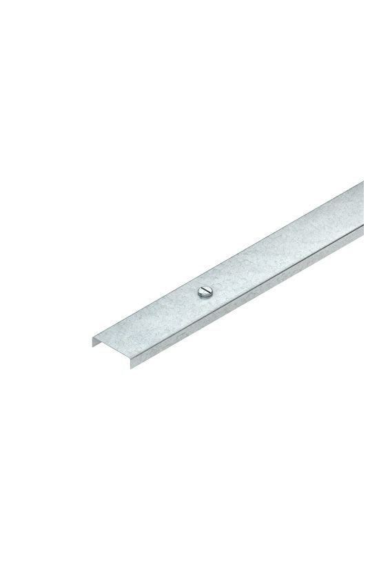 Kábeltálca fedél 50mm-sz 3000mm szalaghorganyzott fordítóreteszes RDV 50 Niedax - 4013339261208