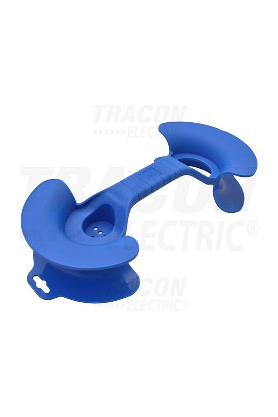 Kábeltartó 165x350x65mm kék műanyag TRACON - KT01