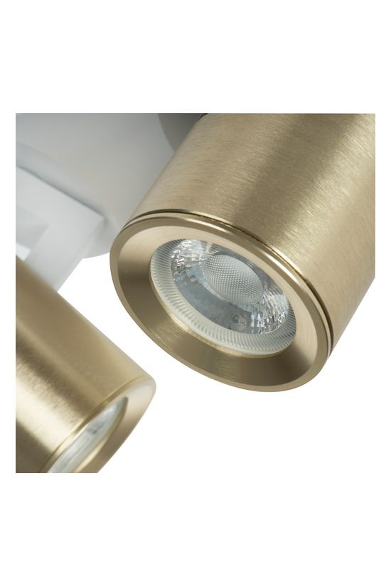 Kanlux 38965 LAURIN EL-2I W-G GU10 fehér/arany spot 2*GU10 IP20