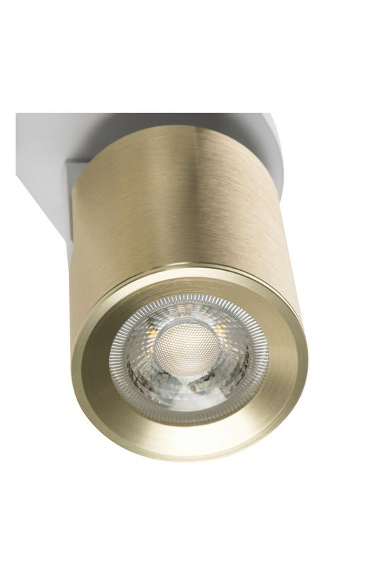 Kanlux 38965 LAURIN EL-2I W-G GU10 fehér/arany spot 2*GU10 IP20