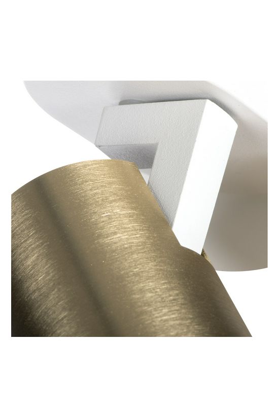 Kanlux 38965 LAURIN EL-2I W-G GU10 fehér/arany spot 2*GU10 IP20