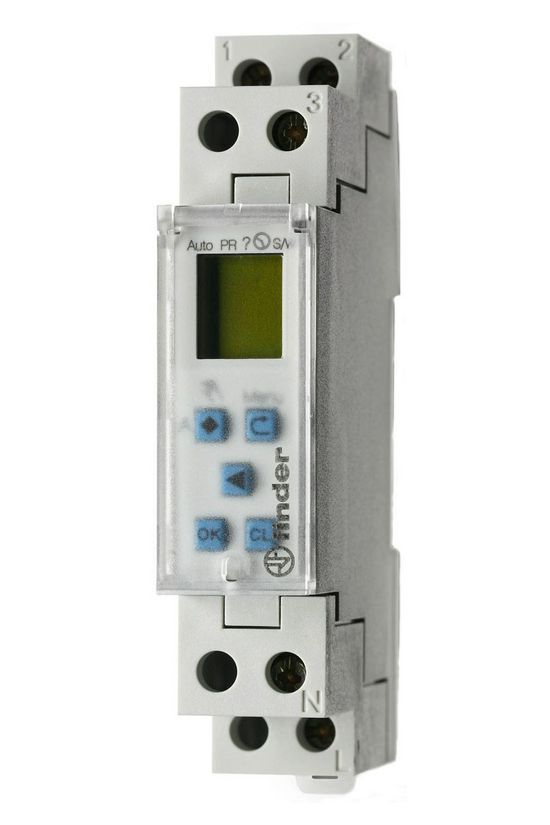 Kapcsolóóra digitális 1-csatorna napi heti váltó 16A 1TE 12.71.8.230.0000 FINDER - 127182300000