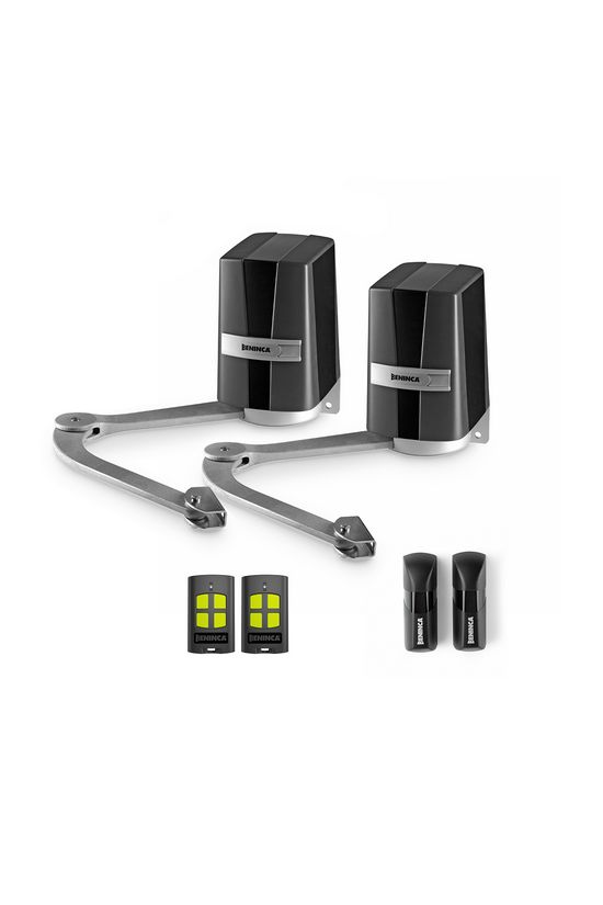 Kapumozgató szett csuklókaros 2-szárnyú 2100mm/max.szárny 200kg/max.szárny 24V DC KBN24 BENINCA - 9592077