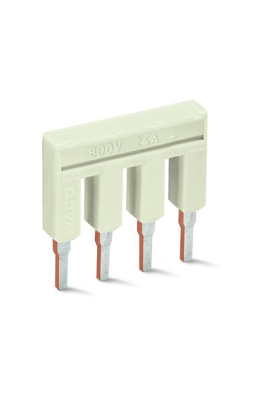 Keresztösszekötő 2,5mm2 sorkapocshoz (2002-) 4P szigetelt szürke TOPJOB S WAGO - 2002-404