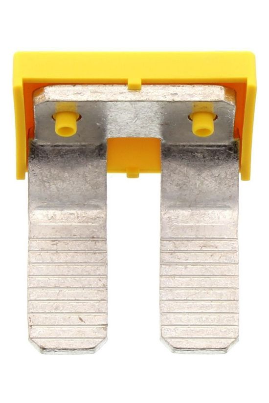 Keresztösszekötő RK50 sorkapocshoz 2P szigetelt sárga AQI 2/50 YE CONTA-CLIP - 2763.2
