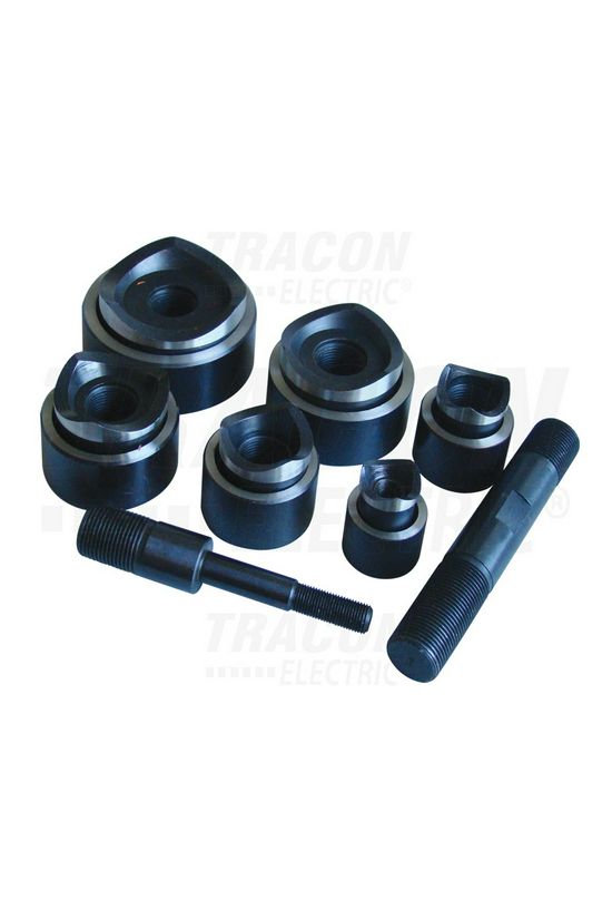 Kézi lemezlyukasztó hidraulikus matrica és bélyeg kerek 32mm-átmérő acél-hoz TRACON - HKS-15-32