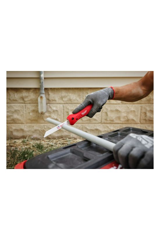 Kézifűrész egykezes összecsukható lapfűrész fém 150mm-laphossz 18-fog/