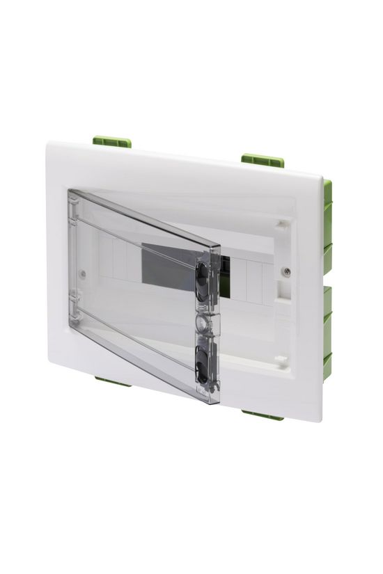 Kiselosztó 1x 12M üreges falba fehér IP40 átlátszó kivágott ajtó 40CDi GEWISS - GW40605PM