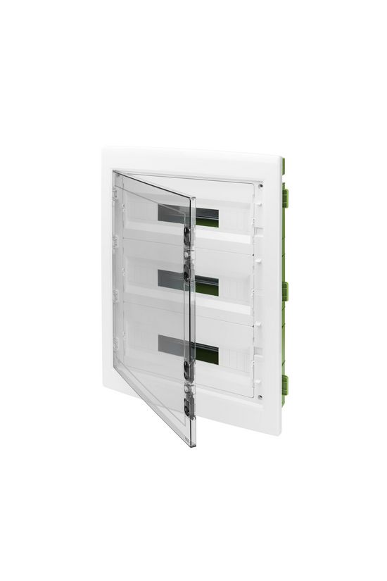 Kiselosztó 3x 18M üreges falba fehér IP40 átlátszó kivágott ajtó 40CDi GEWISS - GW40610PM