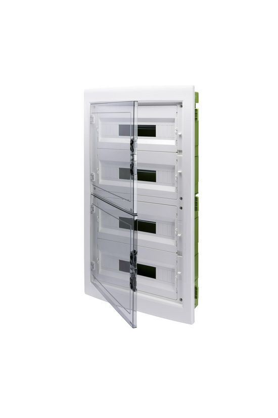 Kiselosztó 4x 18M üreges falba fehér IP40 átlátszó kivágott ajtó 40CDi GEWISS - GW40611PM