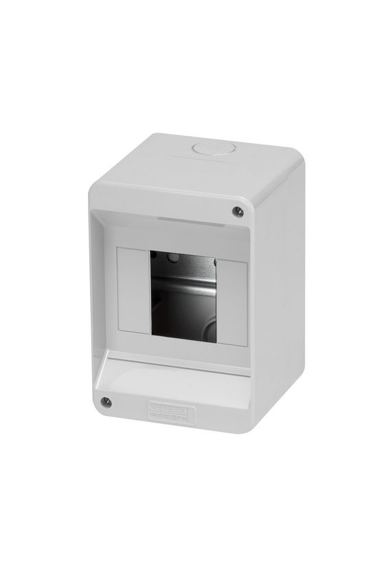 Kiselosztó ajtó nélkül műanyag 1x 4M falonkívüli szürke IP40 kivágott 40CDK GEWISS - GW40023