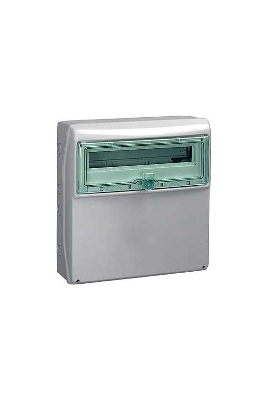 Kiselosztó készülékhelyekkeel műanyag 1x 12M falonkívüli szürke IP65 ajtó Kaedra Schneider - 13192