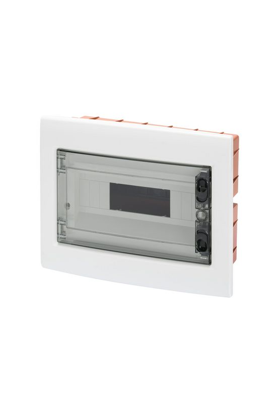 Kiselosztó PE/N műanyag 1x 12M süllyesztett fehér IP40 átlátszó kivágott ajtó 40CDi GEWISS - GW40605BS