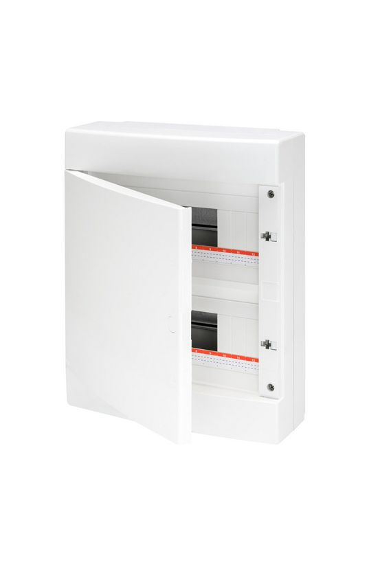 Kiselosztó PE/N műanyag 2x 12M falonkívüli fehér IP40 teli ajtó 40CD GEWISS - GW40067BS