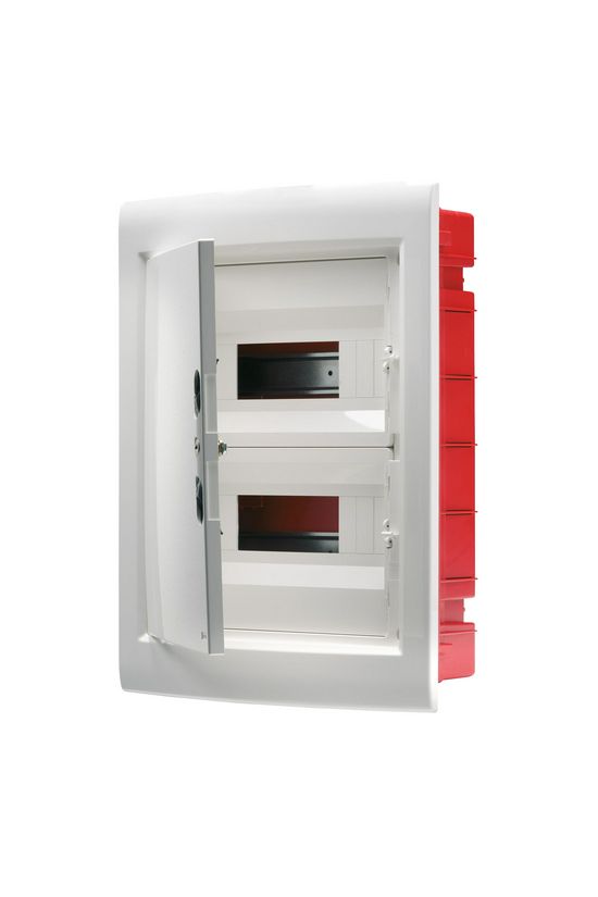 Kiselosztó PE/N műanyag 2x 12M süllyesztett fehér IP40 teli ajtó 40CDi GEWISS - GW40886BS