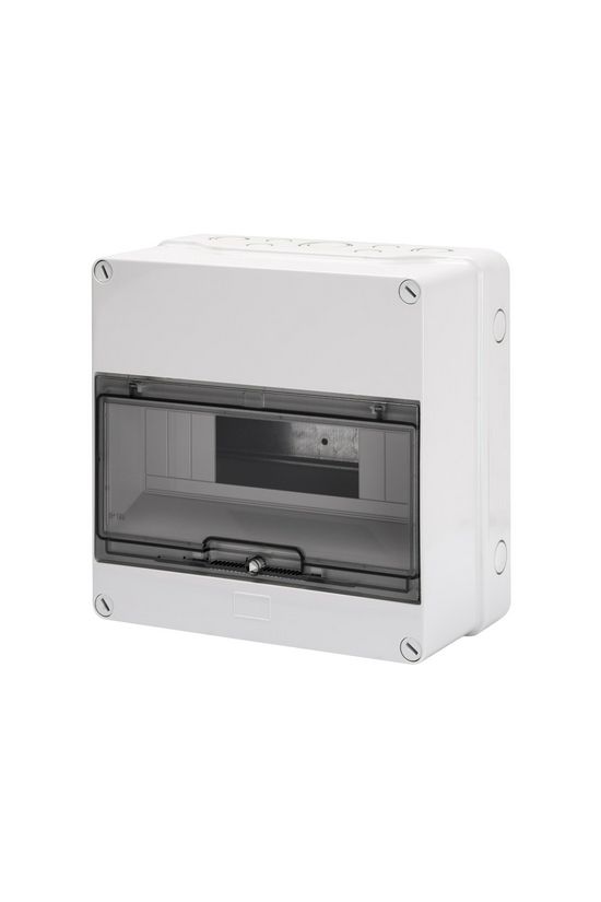 Kiselosztó PE/N sín nélkül UV-álló DC1000V 1x 12M falonkívüli szürke IP55 átlátszó 40CD GEWISS - GW40005