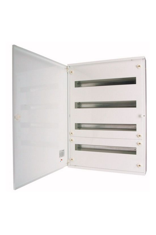 Kiselosztó PE/N-sínnel acél 2x 24M falonkívüli fehér IP30 teli ajtó BF-O-2/48-C EATON - 113685