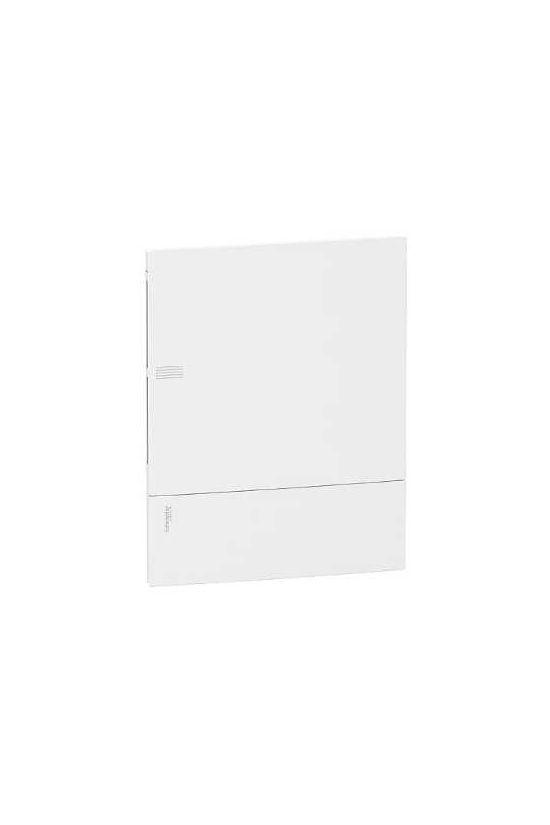 Kiselosztó PE/N-sínnel műanyag 2x 12M süllyesztett fehér IP40 ajtó Mini Pragma Schneider - MIP22212