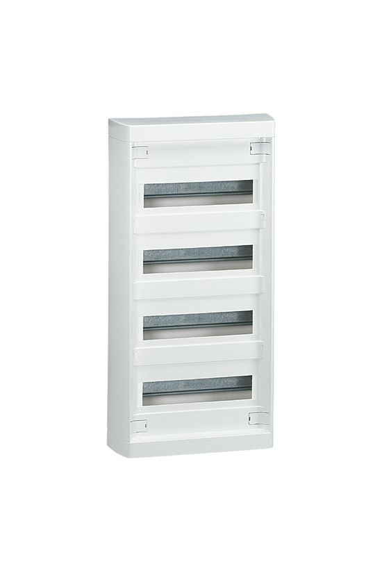 Kiselosztó PE/N-sínnel műanyag 4x 12M falonkívüli fehér IP30 kivágott-fedél Nedbox LEGRAND - 601204