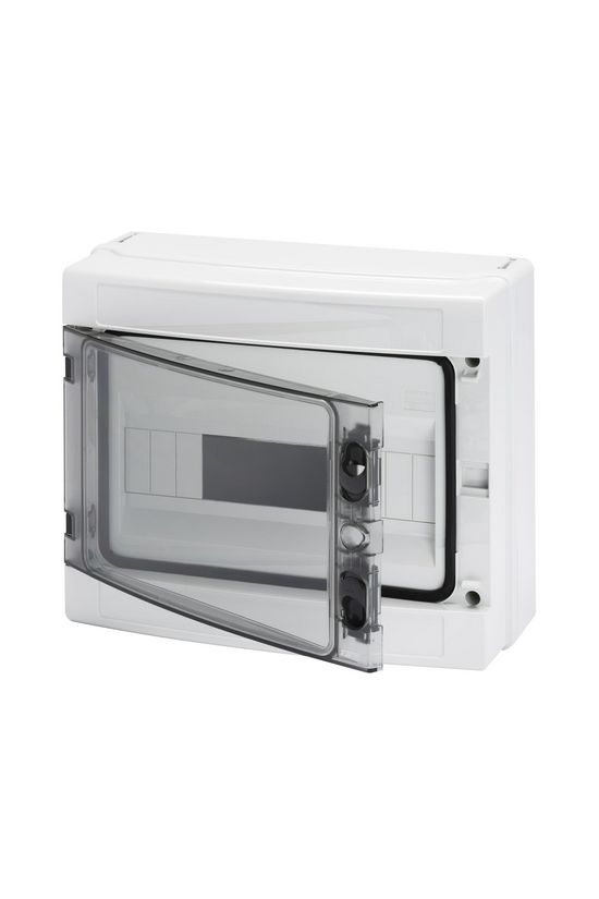 Kiselosztó PE/N UV-álló DC1000V 1x 12M falonkívüli szürke IP65 átlátszó kivágott 40CDK GEWISS - GW40103BS