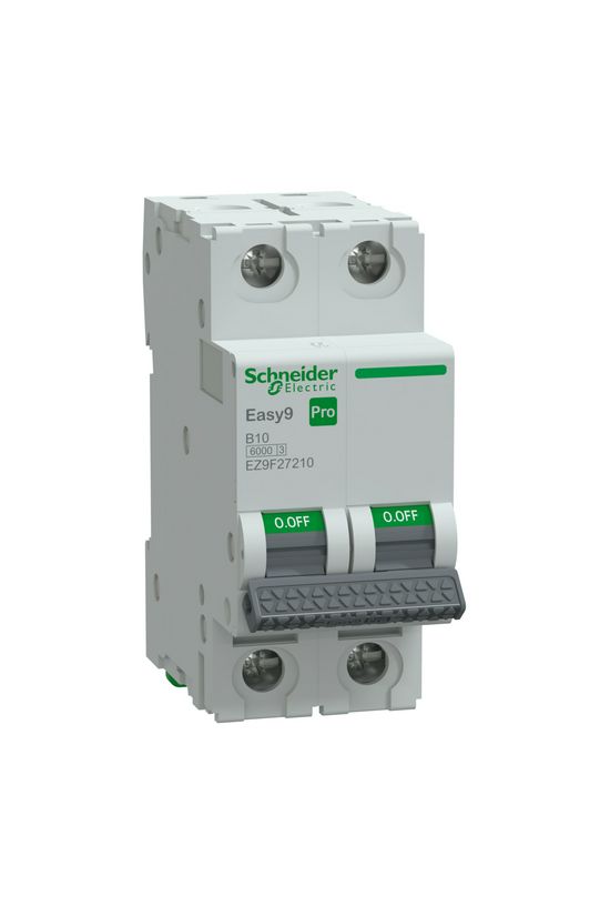 Kismegszakító 10A 2P B-jelleg 415V AC 6kA/60898 Easy9 Pro Schneider - EZ9F27210