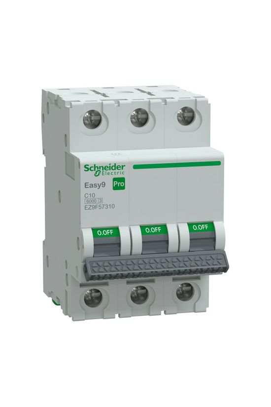 Kismegszakító 10A 3P C-jelleg 415V AC 6kA/60898 Easy9 Pro Schneider - EZ9F57310