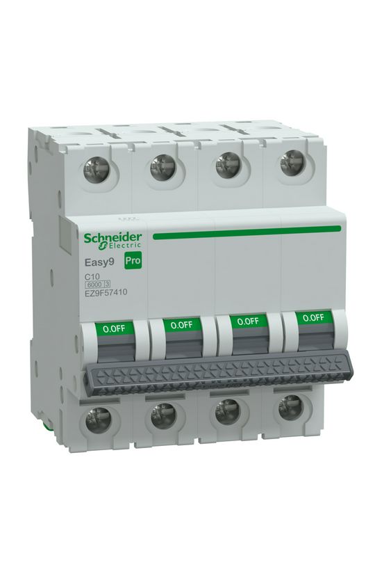 Kismegszakító 10A 4P C-jelleg 415V AC 6kA/60898 Easy9 Pro Schneider - EZ9F57410