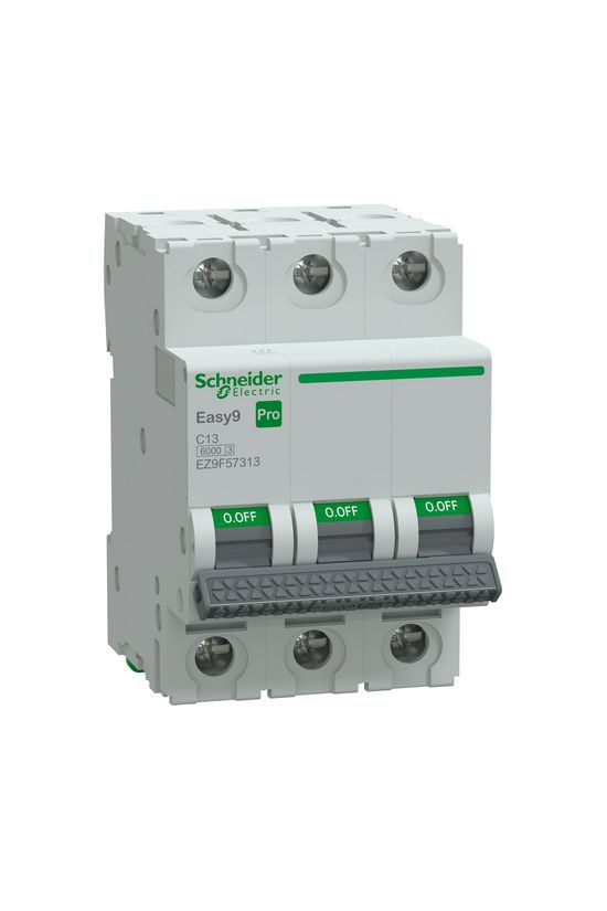 Kismegszakító 13A 3P C-jelleg 415V AC 6kA/60898 Easy9 Pro Schneider - EZ9F57313