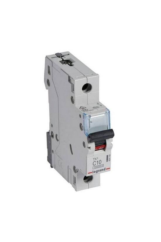 Kismegszakító 1P 10A C-jelleg 230V AC 10kA/60898 TX3 LEGRAND - 404169