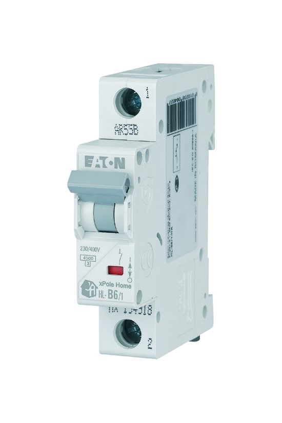 Kismegszakító 1P 13A C-jelleg 230V AC 4.5kA/60898 1M HL-C13/1 xPole Home EATON - 194730
