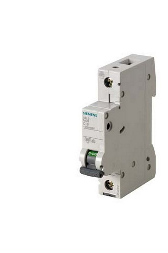 Kismegszakító 1P 25A C-jelleg 400V AC 6kA/60898 6kA/60947 SENTRON SIEMENS - 5SL6125-7