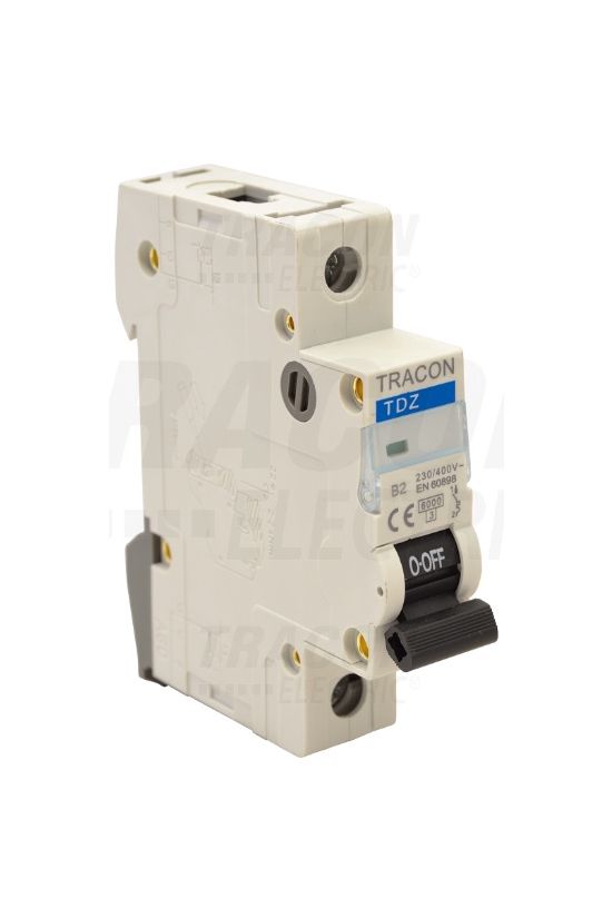 Kismegszakító 1P 40A B-jelleg 230V AC 6kA/60898 TDZ TRACON - TDZ-1B-40