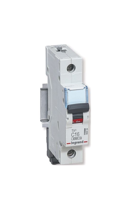 Kismegszakító 1P 4A C-jelleg 230V AC 6kA/60898 TX3 LEGRAND - 403429