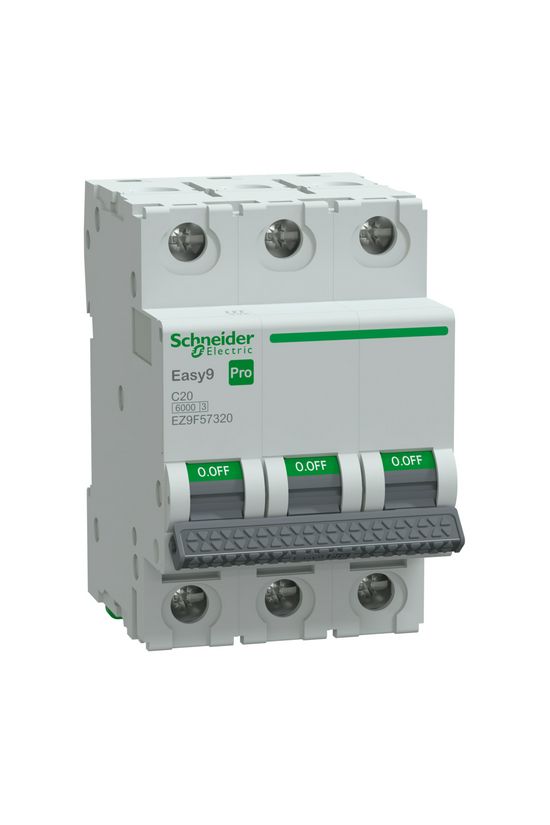 Kismegszakító 20A 3P C-jelleg 415V AC 6kA/60898 Easy9 Pro Schneider - EZ9F57320