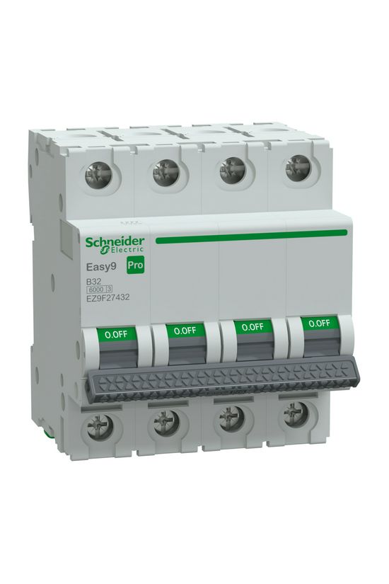 Kismegszakító 32A 4P B-jelleg 415V AC 6kA/60898 Easy9 Pro Schneider - EZ9F27432