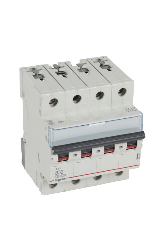 Kismegszakító 32A B-jelleg 400V AC 10kA/60898 6kA/60898 TX3 LEGRAND - 403420
