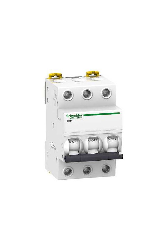 Kismegszakító 3P 25A C-jelleg 400V AC 6kA/60898 Acti9 iK60N Schneider - A9K24325