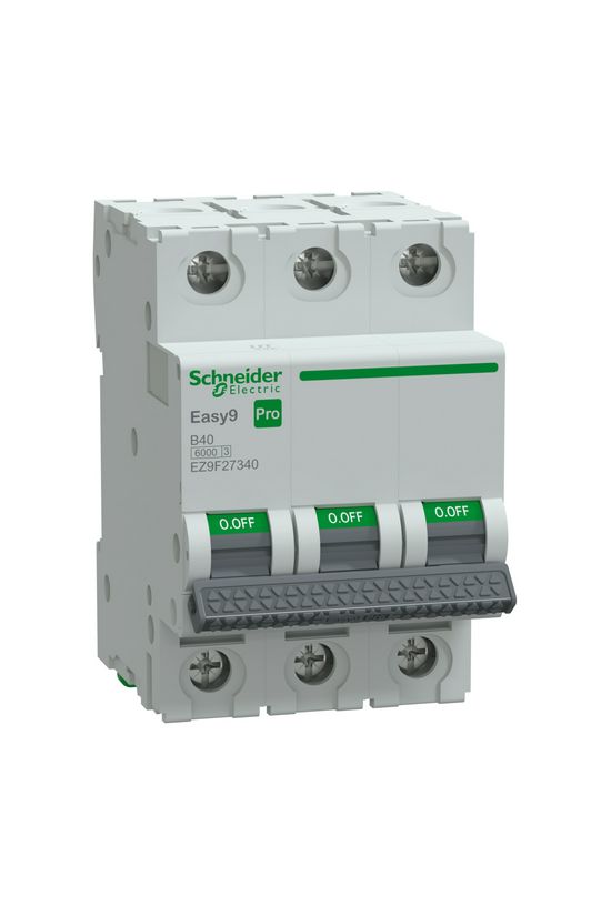Kismegszakító 40A 3P B-jelleg 415V AC 6kA/60898 Easy9 Pro Schneider - EZ9F27340