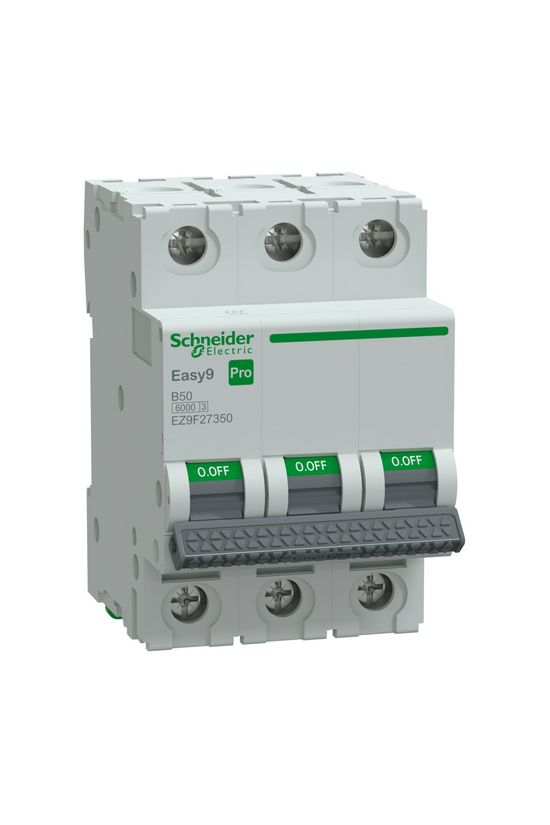 Kismegszakító 50A 3P B-jelleg 415V AC 6kA/60898 Easy9 Pro Schneider - EZ9F27350