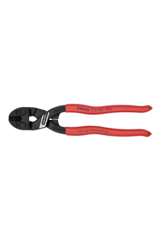 Csapszegvágó 64HRC max.d5,2mm karcsú kompakt piros 200mm-hossz CoBolt KNIPEX - 7121200