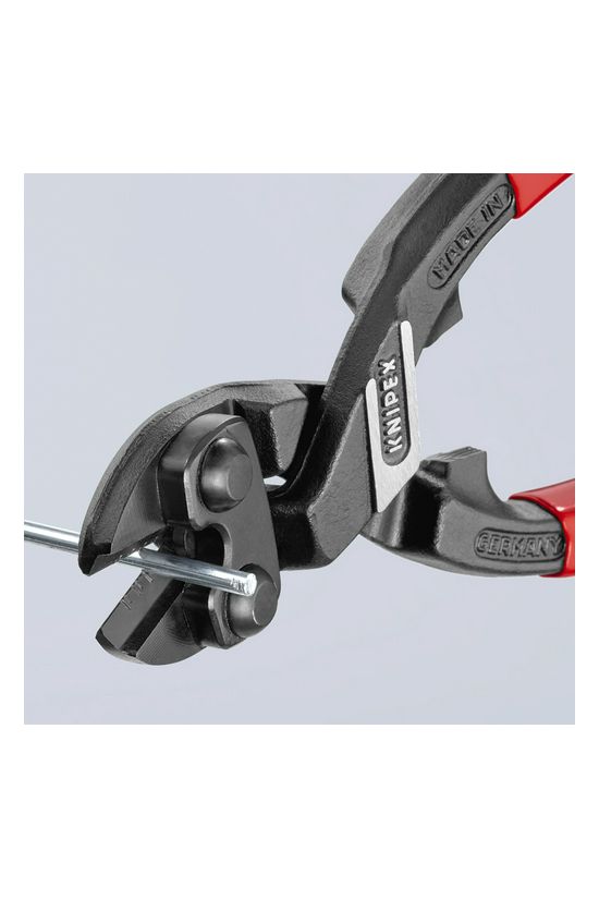 Csapszegvágó 64HRC max.d5,2mm karcsú kompakt piros 200mm-hossz CoBolt KNIPEX - 7121200