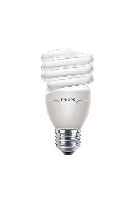 Kompakt fénycső T2 E27 20W- spirál 220-240V 1320lm 2700K 10000h A-en.o. Tornado Philips - 929689114901