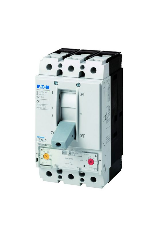 Kompakt megszakító berendezés/kábelvédő 3P fix 200A 160-200A-hő 36kA 690V LZMC2-A200-I EATON - 111939