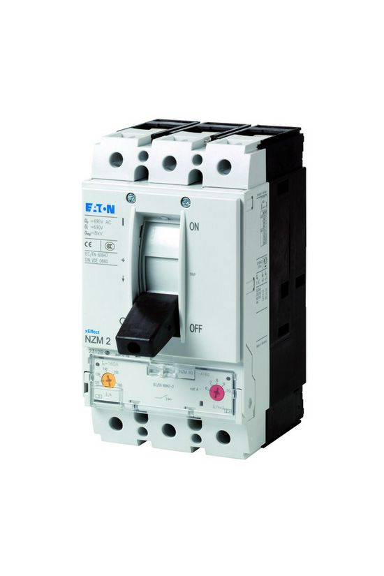 Kompakt megszakító berendezés/kábelvédő 3P fix 250A 200-250A-hő 50kA 690V NZMN2-A250 EATON - 259094