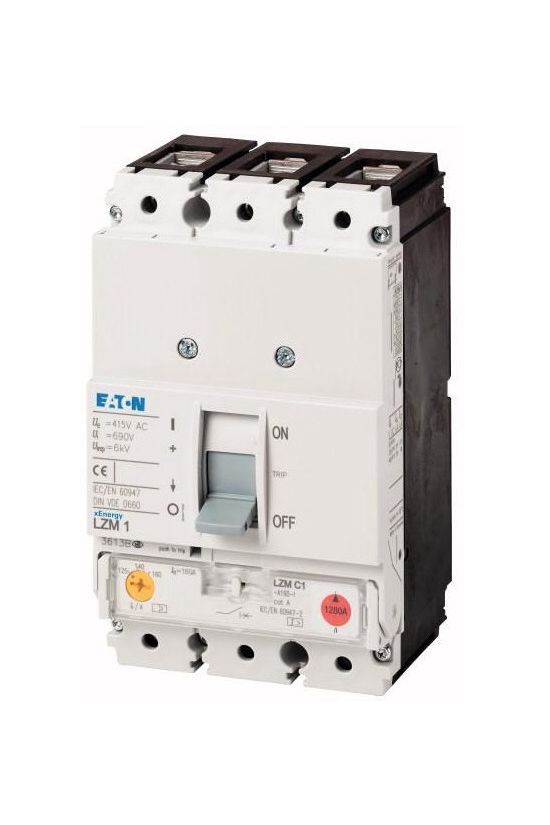 Kompakt megszakító berendezés/kábelvédő 3P fix 32A 25-32A-hő 36kA 350A-zárlati LZMC1-A32-I EATON - 111890