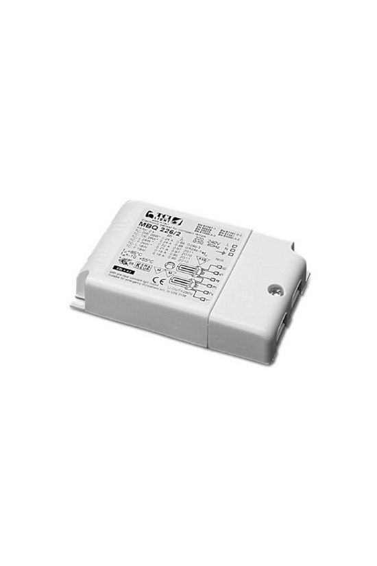 Kompaktfénycső előtét 2x18W elektronikus multiwatt 220-240V TC-D TC-T II-osztály MBQ 218/2 TCI - 137968/218