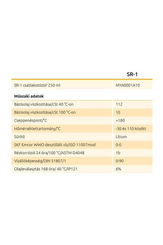 Kontakt zsír lítiummal lítium kenőanyag tubus-ban 250ml SR1 MOREK - MYA0001A10