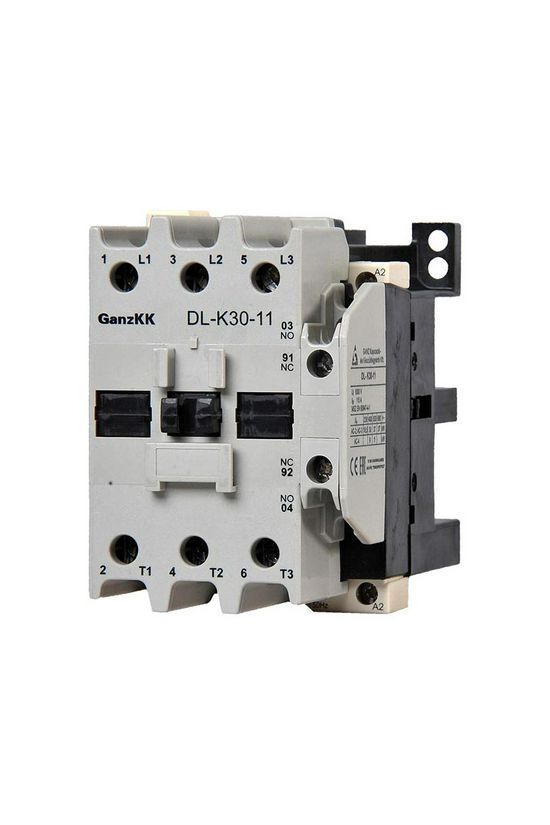 Kontaktor (mágnesk) 30kW/400VAC-3 3Z 230V50Hz 1z 1ny csavaros 75A/AC-1/400V DIL-K30X-11 Ganz KK - 200-4535-650-DL
